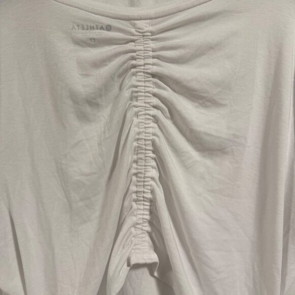 Athleta Encore Tee Back Cutout White Size LT‎ (Tall) - Picture 5 of 8